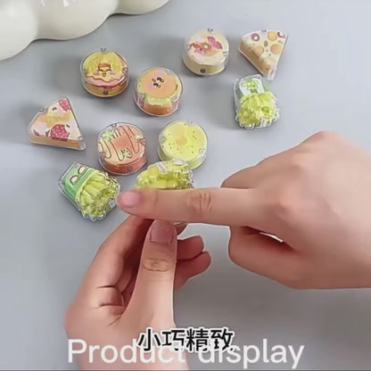 Kawaii Fast Food Pull Back Mini Car | Cute Miniature Toy Car Collectible( Random Design )