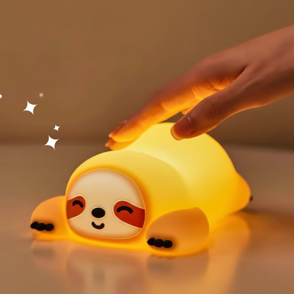 Squishy Sleepy Sloth Silicone Night Lamp